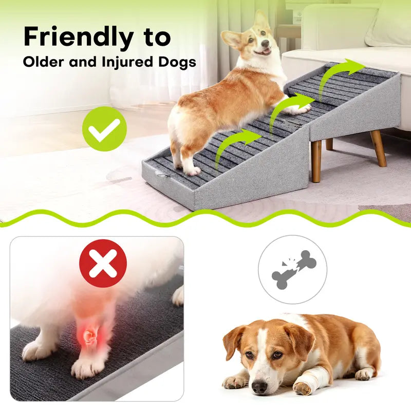 Convertible Dog Ramp Stairs and Ottoman