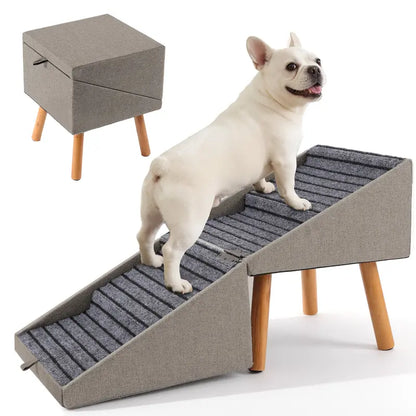 Convertible Dog Ramp Stairs and Ottoman