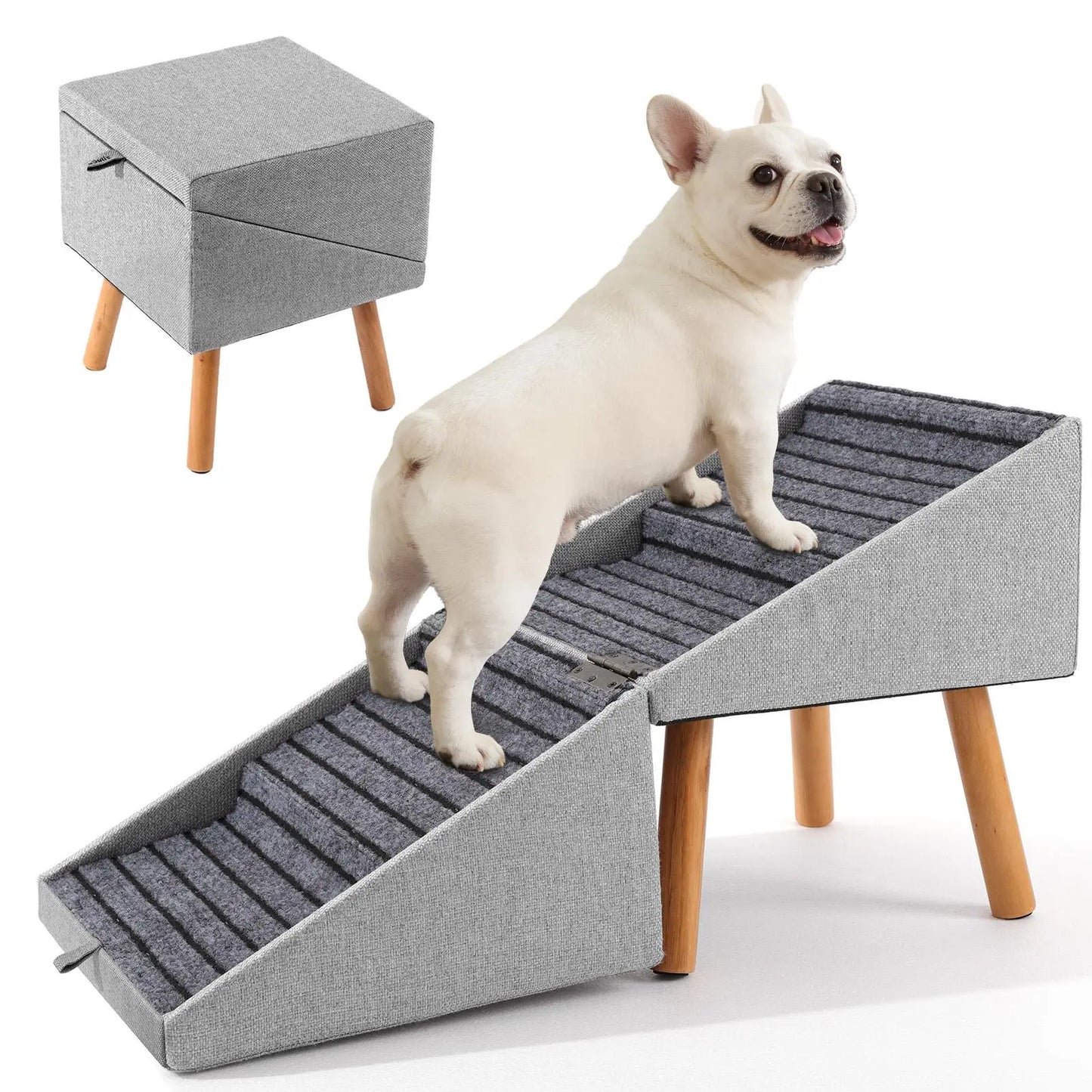 Convertible Dog Ramp Stairs and Ottoman