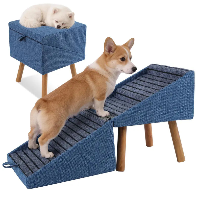 Convertible Dog Ramp Stairs and Ottoman