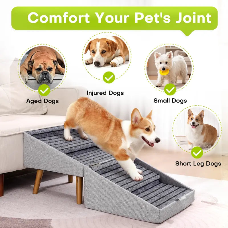 Convertible Dog Ramp Stairs and Ottoman