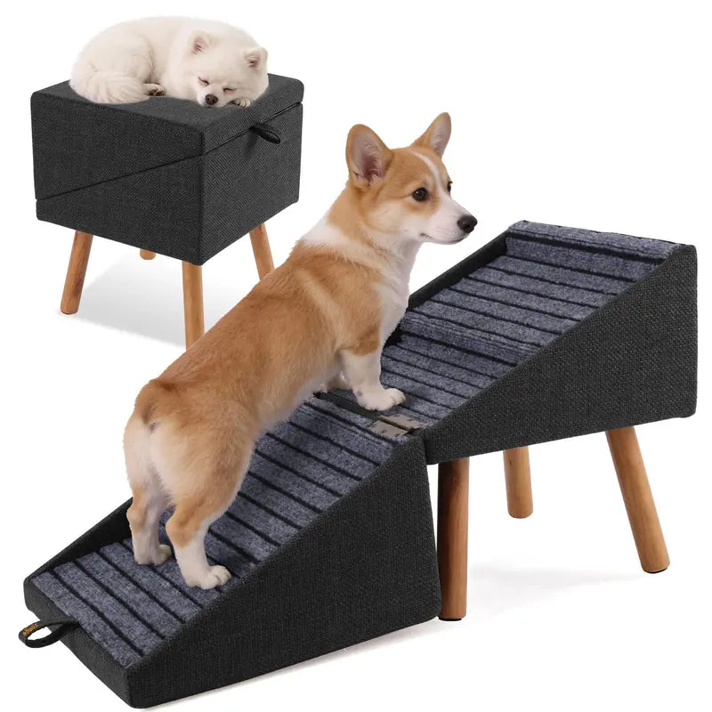 Convertible Dog Ramp Stairs and Ottoman