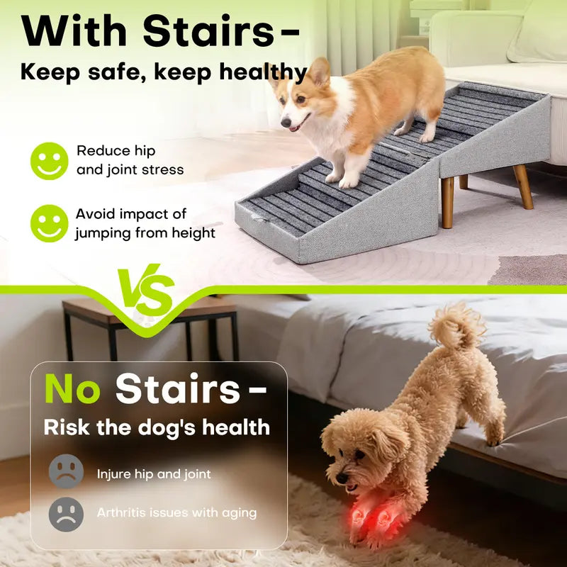Convertible Dog Ramp Stairs and Ottoman