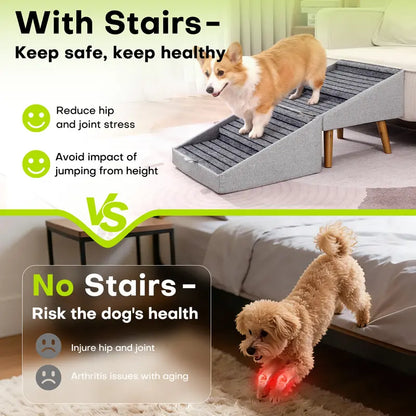 Convertible Dog Ramp Stairs and Ottoman